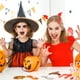 thumbnail image 3 of KAKOWELY 1 juego de diadema de murciélago, tocado, accesorio de Halloween, diademas de alas de murciélago con clips, 3 of 5