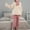Red, variant on BONIXOOM Family Christmas Pajamas Matching Sets Womens Christmas Pajamas Sleepwear None Long Sleeve Solid Sleepwear Sets Red XL