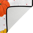 thumbnail image 5 of Dreamtimes Simple Cartoon Pumpkins Non-Slip Area Rug 72"x48", Leaves Dots Autumn Soft Non Slip Washable Floor Mats for Indoor Front Porch,Living Room, Bedroom,Kitchen, 5 of 7
