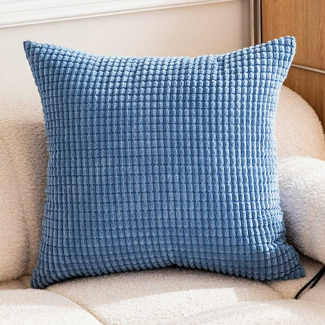 Spring Set Of 2 Corduroy Striped Cushion Covers 24x24 Inch Throw Pillow Covers For Living Room 24x24 In 2 Pack