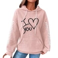 thumbnail image 1 of WEAIXIMIUNG Striped Sweatshirt Women 3X New Fall/Winter Adjustable Hoodie with Pockets and Print/Graphic Pattern, 1 of 3
