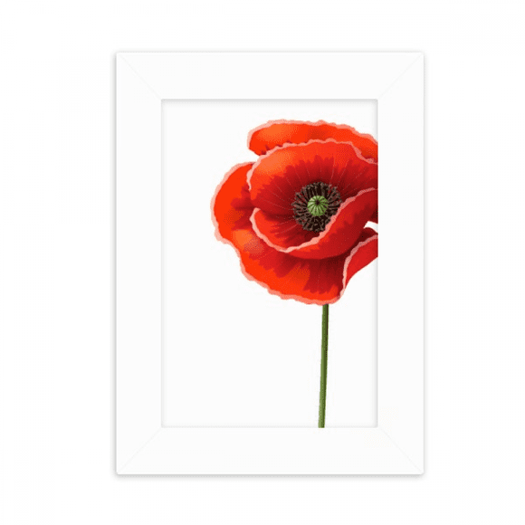 Red Flower Art Painting Corn Simplicity Desktop Photo Frame Picture Display Decoration Art Painting