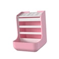 thumbnail image 3 of twisto Rabbit Hay Feeder Grass Rack Bunny Feeder Cage Hay Racks Food Bowl Dispenser Two-in- PP Structure Suitable for Rabbit Guinea Pig Chinchilla Home Us pink, 3 of 8