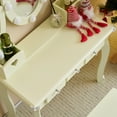 thumbnail image 6 of SamyoHome Kids Vanity Set with Chair Dressing Table and Stool Set with Lighted Mirror Light Yellow, 6 of 16