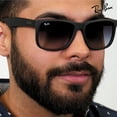 thumbnail image 6 of Ray-Ban RB4165 JUSTIN COLOR MIX Square Shaped Non-Polarized Sunglasses for Men - Includes Official RAYBAN Eyewear Kit - Ideal Formal & Casual Wear Sunglasses - Grey Mirror Silver Lens, 6 of 7