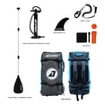 thumbnail image 2 of AKSPORT 10'6" Inflatable All Around Stand Up Paddle Board Kit, Black/White, 2 of 7