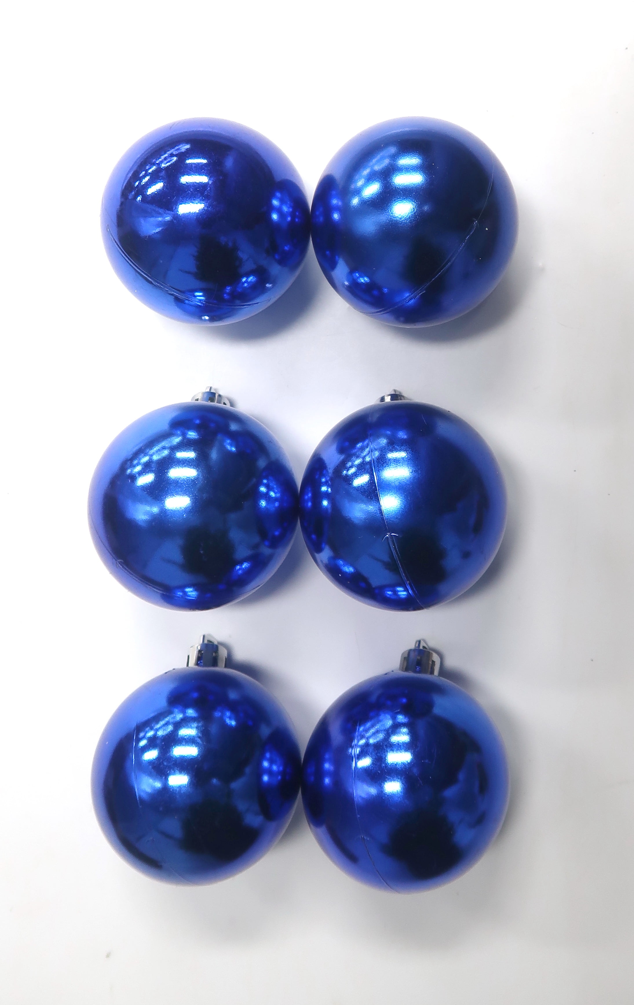 6CTS SHATTERPROOF ORNAMENT 60MM-BLUE
