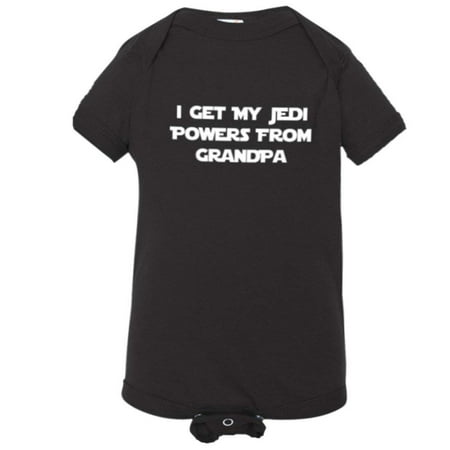 

PleaseMeTees™ Baby I Get My Jedi Powers From Grandpa HQ Jumpsuit