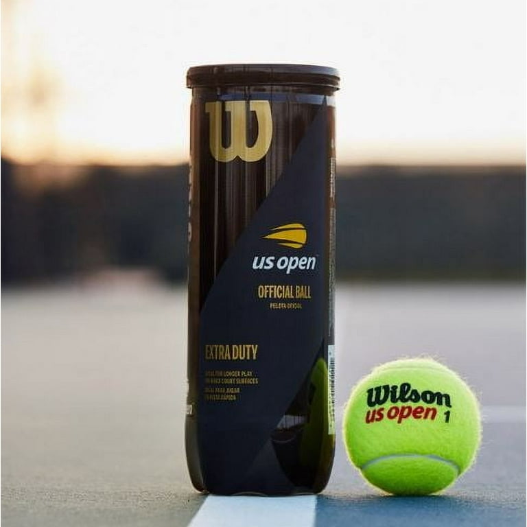 Wilson US Open Extra Duty 3 Ball Can Tennis Balls - Walmart.com