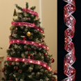 thumbnail image 2 of Chockeie 5m Led Double Luminous Ribbon String Lights Christmas Tree Decoration,Red warm lamp, 2 of 6