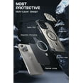 thumbnail image 6 of SupCase Unicorn Beetle MAG XT - Back cover for cell phone - MagSafe compatibility - polycarbonate, thermoplastic polyurethane (TPU) - titan gray - 6.1" - for Apple iPhone 15 Pro, 6 of 8