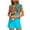 *9-Sky Blue, variant on VBVC Women's 2 Piece Drawstring Striped Short Sets,Crew Neck Tank Top and Shorts For Women,Ladies Floral Sweatsuits with Pockets,Blue,S-2XL