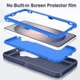 thumbnail image 3 of Petocase for Samsung Galaxy S26 Phone Case,Stripe Desgin Heavy Duty 3-Layer Military-Grade Shockproof Drop Protection Scratch Resistant Silicone Phone Cover,Navy Blue, 3 of 8
