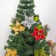 thumbnail image 5 of 4 piezas de flores artificiales decoraciones para árboles de Navidad Año Nuevo regalo de Navidad Afortunado Sencillez, 5 of 5