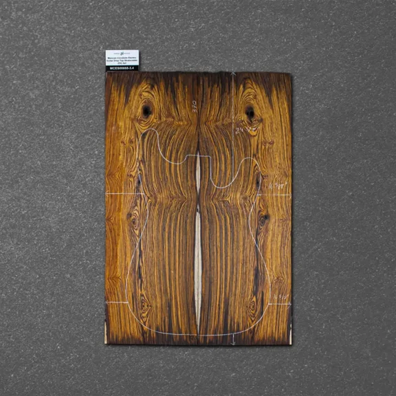 Mexican Cocobolo Electric Guitar Drop Top Stratocaster (ES) Set – MCES000668-3.4