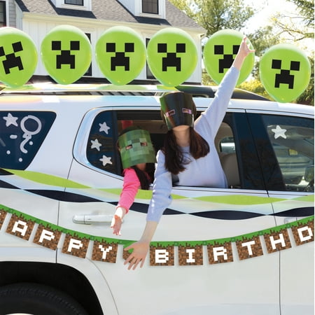 Minecraft Birthday Car Parade Decorating Kit