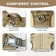 thumbnail image 3 of Auroth No Pull Dog Harness for Large Dogs, No Choke Dog Harness Vest with Easy Control Handle, Reflective Soft Padded Service Vest, Adjustable Easy on Pet Harness for Running Walking, Khaki yellow, 3 of 10