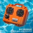 thumbnail image 3 of DemerBox DB2 Wireless Speakers Waterproof Portable Rugged Outdoor 40+ h Battery, Orange, 3 of 9