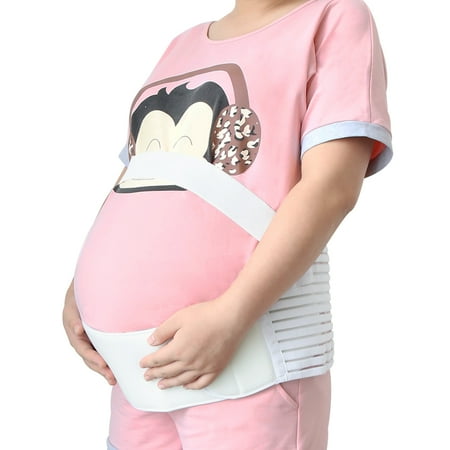 

Tasharina M White Pregnancy Maternity Support Belt Waist Back Abdomen Belly Brace Band
