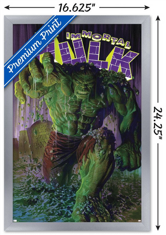 Marvel Comics - Hulk - The Immortal Hulk #1 Wall Poster, 14.725" x 22.375", Framed