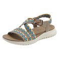 thumbnail image 1 of IUJSOY Womens Sandals Adjustable Strappy Dressy Summer Platform Sandals Open Toe Walking Shoes, 1 of 9