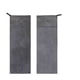 thumbnail image 1 of Toalla de fitness con bolsillo con cremallera | 120 x 50 cm | Toalla de microfibra para gimnasio, compacta y de secado rápido - Toalla deportiva para gimnasio (gris claro), 1 of 1