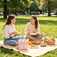 thumbnail image 6 of Double Layer Insulated Lunch Bag - Multi-Functional Portable Tote for Work, , and Outdoor Use - Waterproof, Easy to Clean, Durable Handheld Food Container with Thick Thermal Lining Pink, 6 of 6