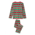 thumbnail image 5 of TSEXIEFOOFU Parent-Child Christmas Nightclothes, Long Sleeve Christmas Bear Print Tops Trousers Suit / Romper, 5 of 9