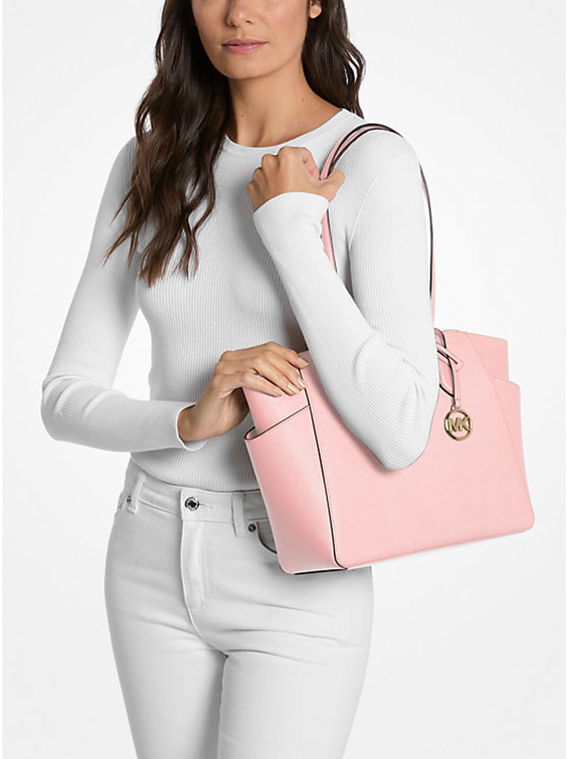 Michael Kors Marilyn Medium Signature Tote Bag Purse Powder Blush