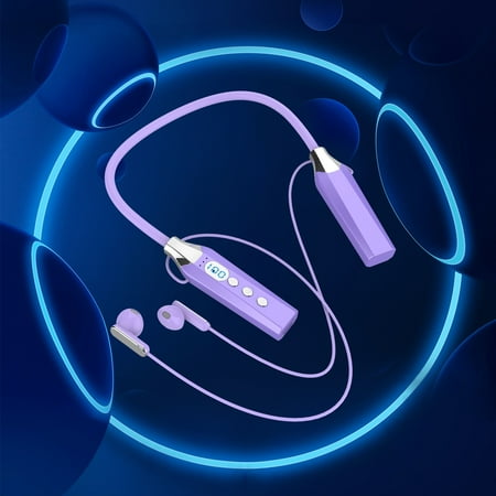 Ear Buds Intelligent Digital Display Wireless Hanging Neck Bluetooth Headset Running Sports Headphones Wireless Earbuds