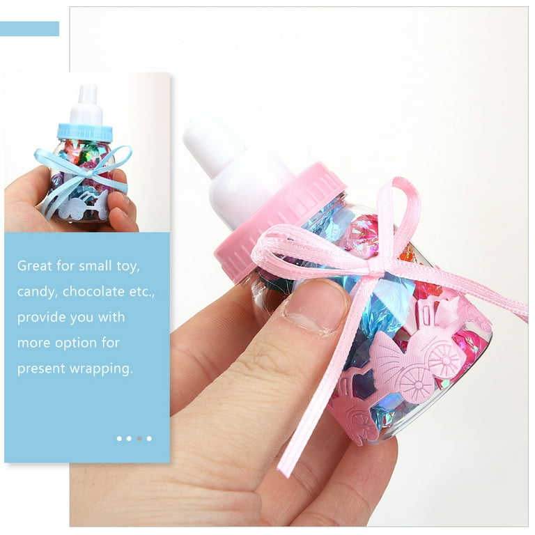 Milk Bottle Candy Box Gender Reveal Party Supplies Baby