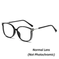 thumbnail image 1 of Lunettes de Lecture Photochromiques pour Femmes Unisexes Rétro Lunettes de Soleil Changeant de Couleur Mode Il de Chat Presbytie Persistante Noir (normal) 1.0, 1 of 6