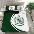 thumbnail image 1 of Bandera de Pakistán Escudo de Armas Juego de Cama Círculo Rlt13, 1 of 5