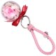 thumbnail image 3 of Llavero de flores conservadas, creatividad, colgante, bola redonda, pedante, regalo, adornos artesanales, color rosa, 3 of 5