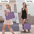 thumbnail image 6 of Large Capacity Tote Bag,Purple Fairy Unicorn Pattern Handbag Fashion Luxury Tote Bag,15.7"x13"x 5.1" Inches,Laptop Compatible, 6 of 6