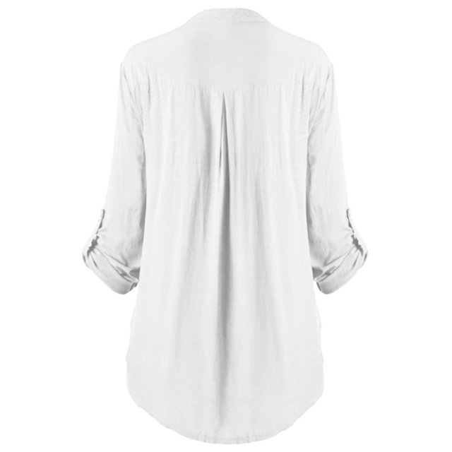 Timegard Hauts Grande Taille pour Femmes Chemises en Dentelle à Manches Longues Blouse Automne Tunique Décontractée Habillée