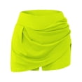 thumbnail image 3 of Gibobby Shorts Deportivo Falda estampada de entrenamiento informal diario para mujer Tenis Yoga Deporte Falda Pantalones cortos Falda(Verde, XXXXL), 3 of 4
