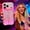 Bow+Cherry, variant on LED Bowknot Phone Case,Built-in Light Up Phone Case, Fashion LED Flash Protective Cover for Phone X/11/12/13/14/15/16/17, Perfect for Parties and Daily Use