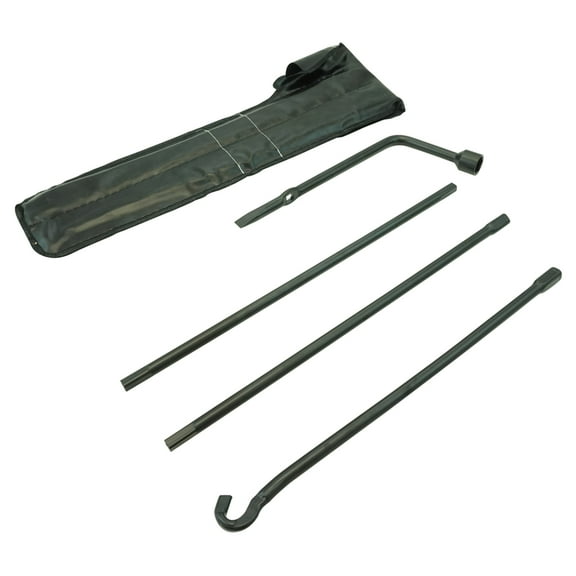 TRQ Spare Tire Lug Wrench Extension Jack Tool Kit Set for 05-17 Toyota Tacoma& WTA04580