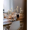 thumbnail image 3 of Homemory Real Waxy Flameless Taper Candles with Remote Timer, LED Candlesticks Flickering, Battery Operated Candles, 9.6 Inches for Home Christmas Wedding Celebration Decor, Ivory, Pack of 6, 3 of 5