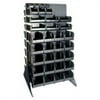 Quantum Storage QDS-3666HCO Double Sided Conductive Louvered Panel Rack