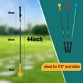 thumbnail image 6 of 44-Inch Golf Swing Trainer, Portable Indoor/Outdoor Warm-Up Stick for Balance, Flexibility & Power Training, 6 of 7