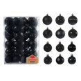 thumbnail image 2 of Adornos de bolas colgantes de Navidad 48 piezas inastillable 6 cm y 4 cm Negro perfecl, 2 of 8