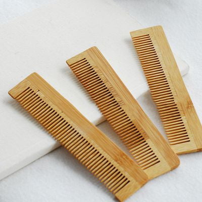 AkoaDa Hotel Disposable Supplies Retro Comb Anti-Static Natural Bamboo Comb Hotel Wooden Comb