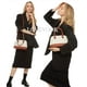 thumbnail image 3 of Bandolera LOVEVOOK Classic Dome Satchel beige-marrón, 3 of 7