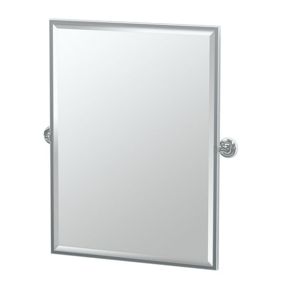 Gatco Designer II 32.5" Framed Rectangle Mirror, Chrome