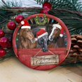 thumbnail image 3 of Adornos navideños de granja para árbol de Navidad, adornos navideños de caballos (2023), regalos de caballos para damas, caballo navideño, 3 of 5