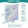 thumbnail image 5 of Butterfly Flowers Hydrangea 3 Ring Binders 1.5 inch Hardcover File Folders with Interior Pockets A4 Size Organizer for School Office Hospital, 5 of 8