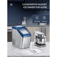 Stainless Steel Nugget Ice Maker Machine, Countertop, 30Lb Pebble