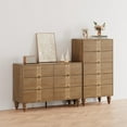 thumbnail image 3 of Vintage 5-Drawer Dresser - Tall Wooden Storage for Bedroom/Living Room, 3 of 9